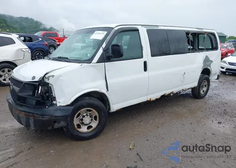 2007 Chevrolet Express Ls из США, поврежденный, VIN 1GNHG39U971212204